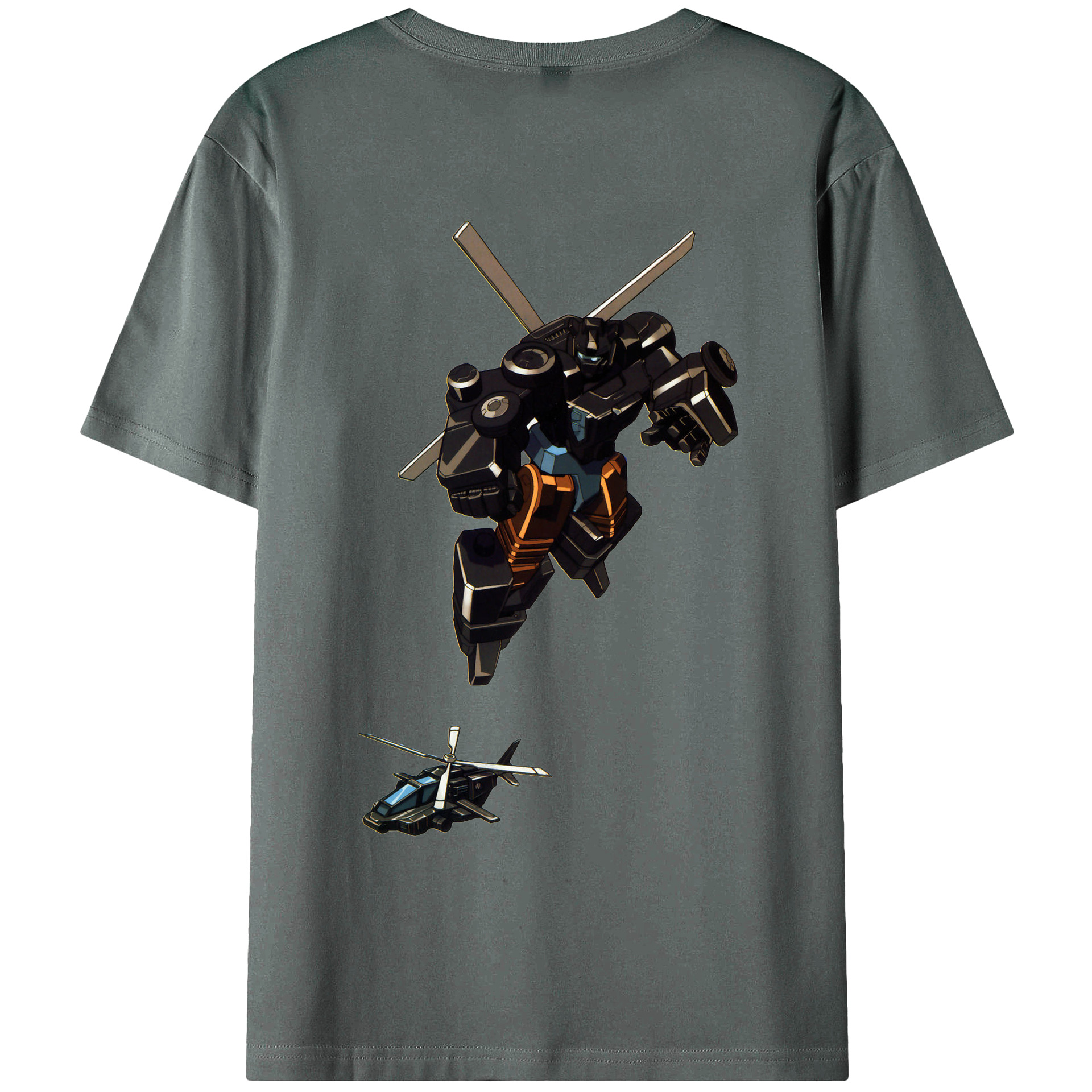 （画像用）  綿100％ メンズ半袖Tシャツ（バックプリント） 通気性
